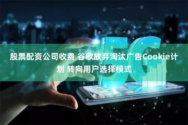 股票配资公司收费 谷歌放弃淘汰广告Cookie计划 转向用户选择模式